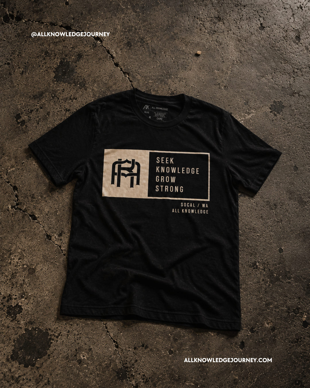 Why the Seek Knowledge Tee Is More Than a Shirt — It's a Daily Reminder to Grow Strong