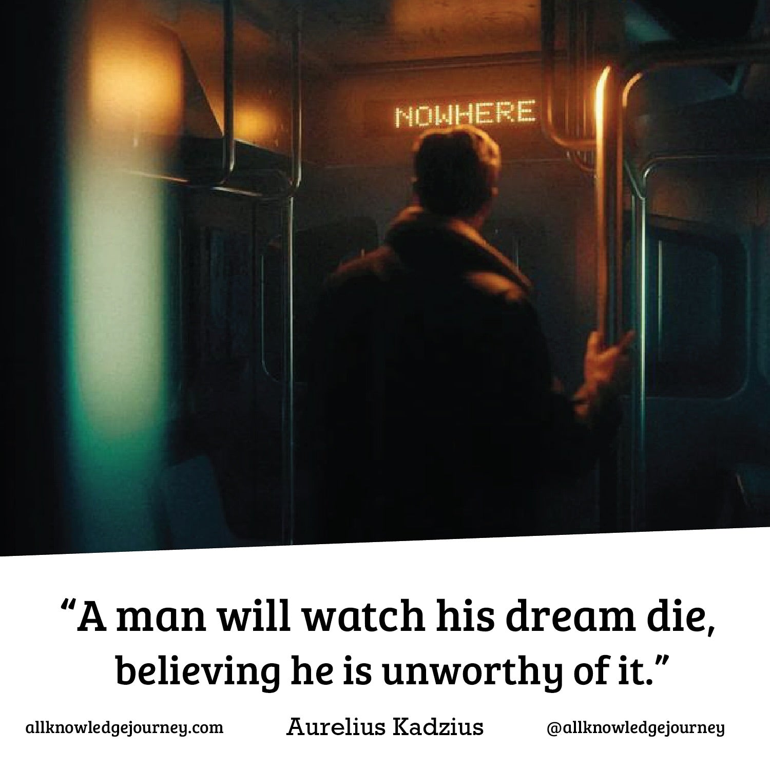 A Man Will Watch His Dream Die