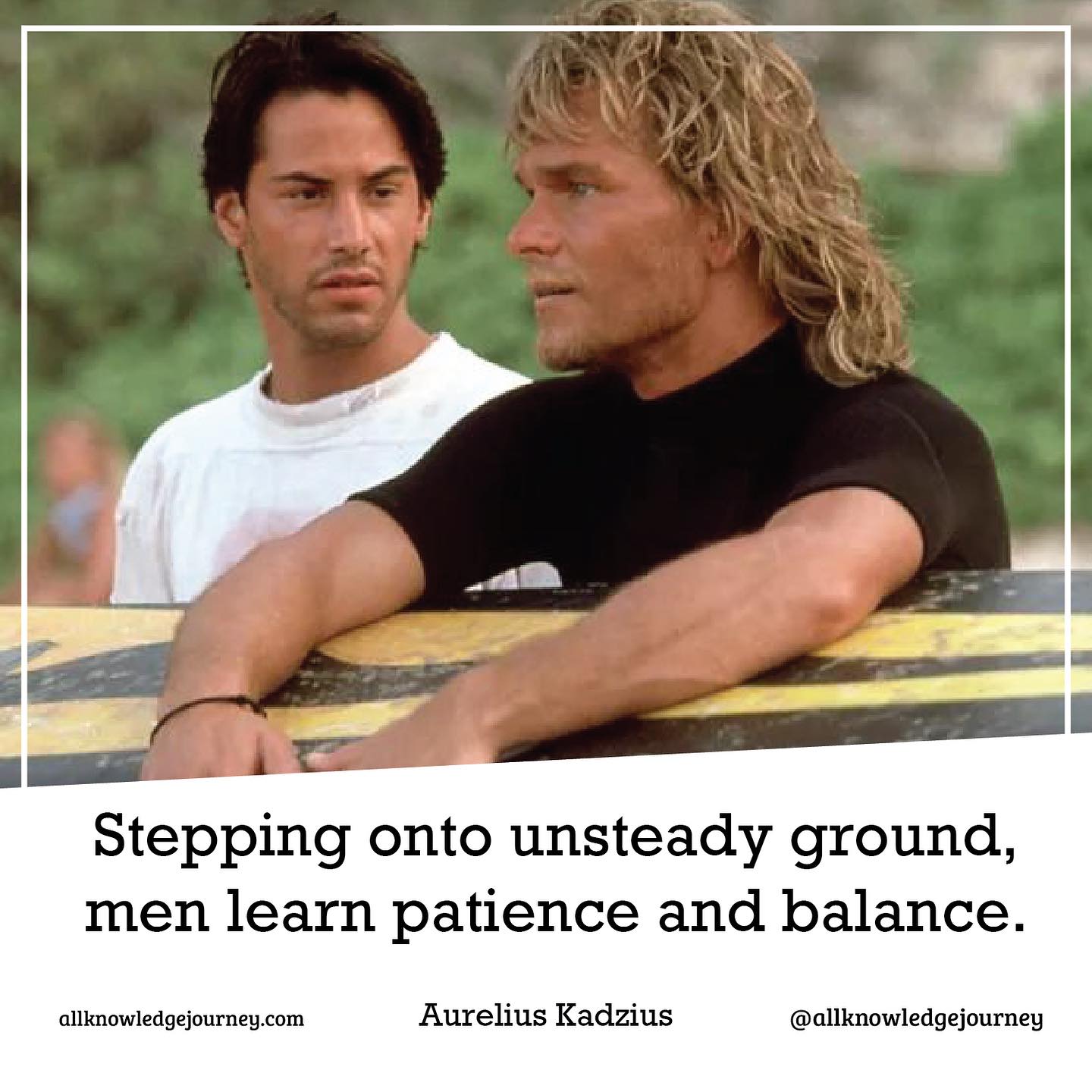 Stepping onto Unsteady Ground