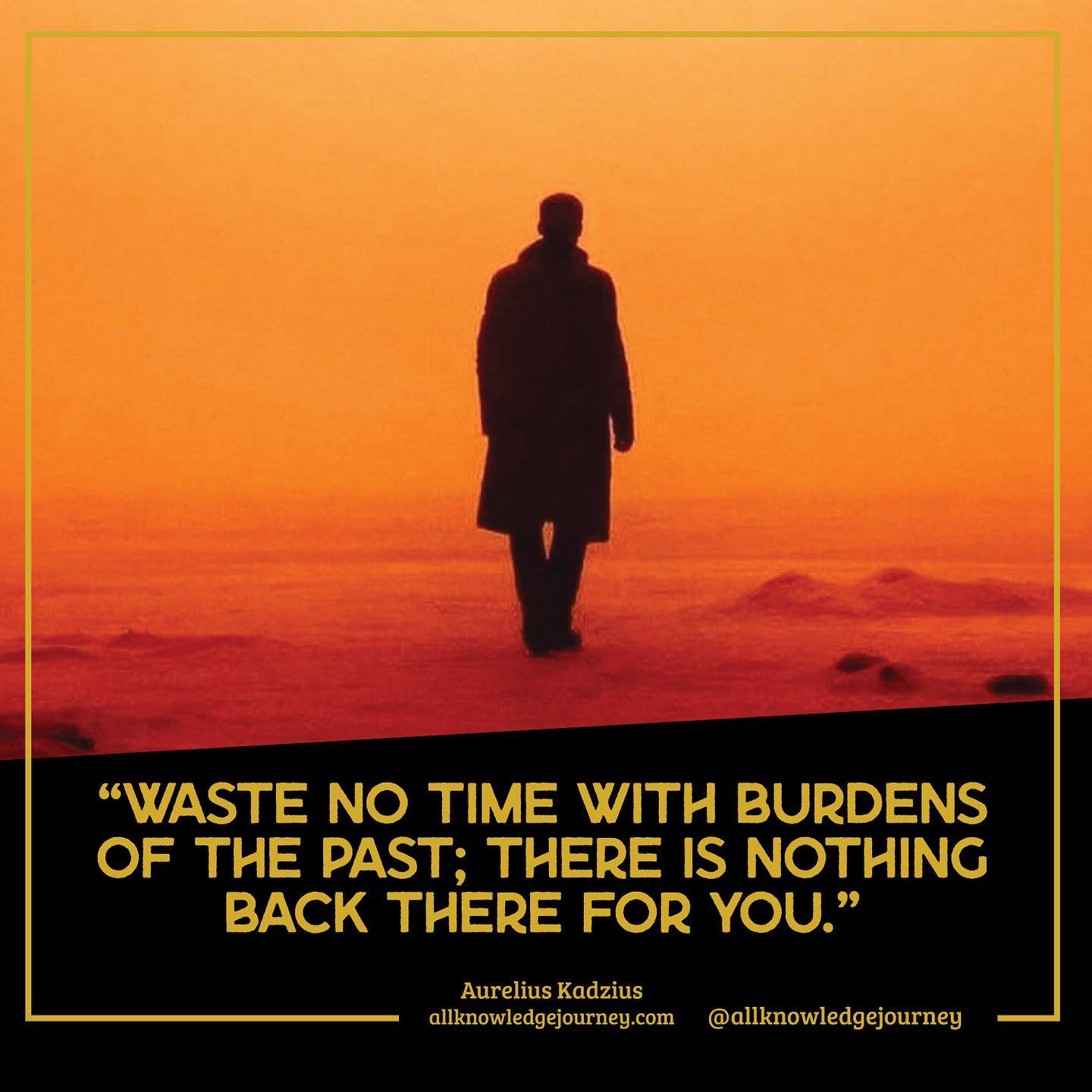 Let Go of Burdens: The Past Holds Nothing for You