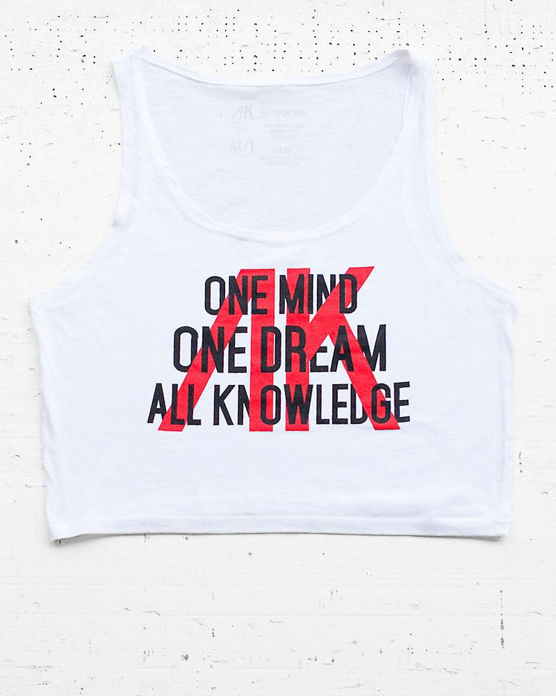 AK Classic Crop Top | Women's Apparel | All Knowledge®