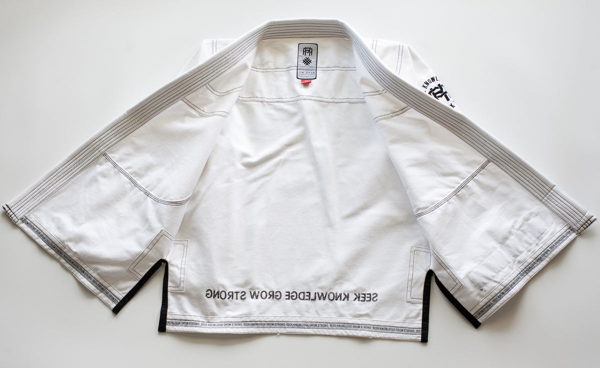 All Knowledge Foundation BJJ Gi – White | IBJJF Legal