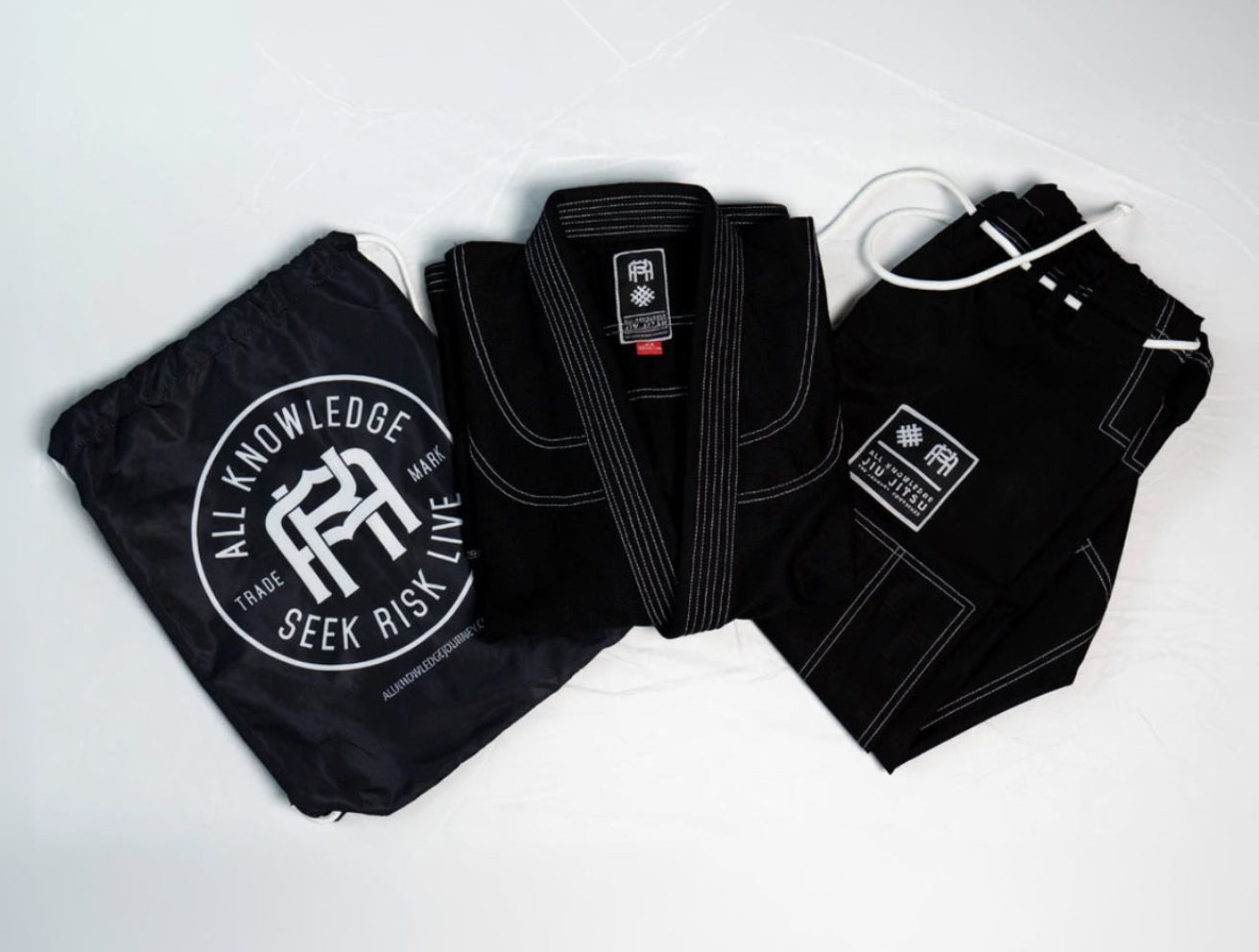 All knowledge jiu-jitsu lightweight Black Gi for competition
