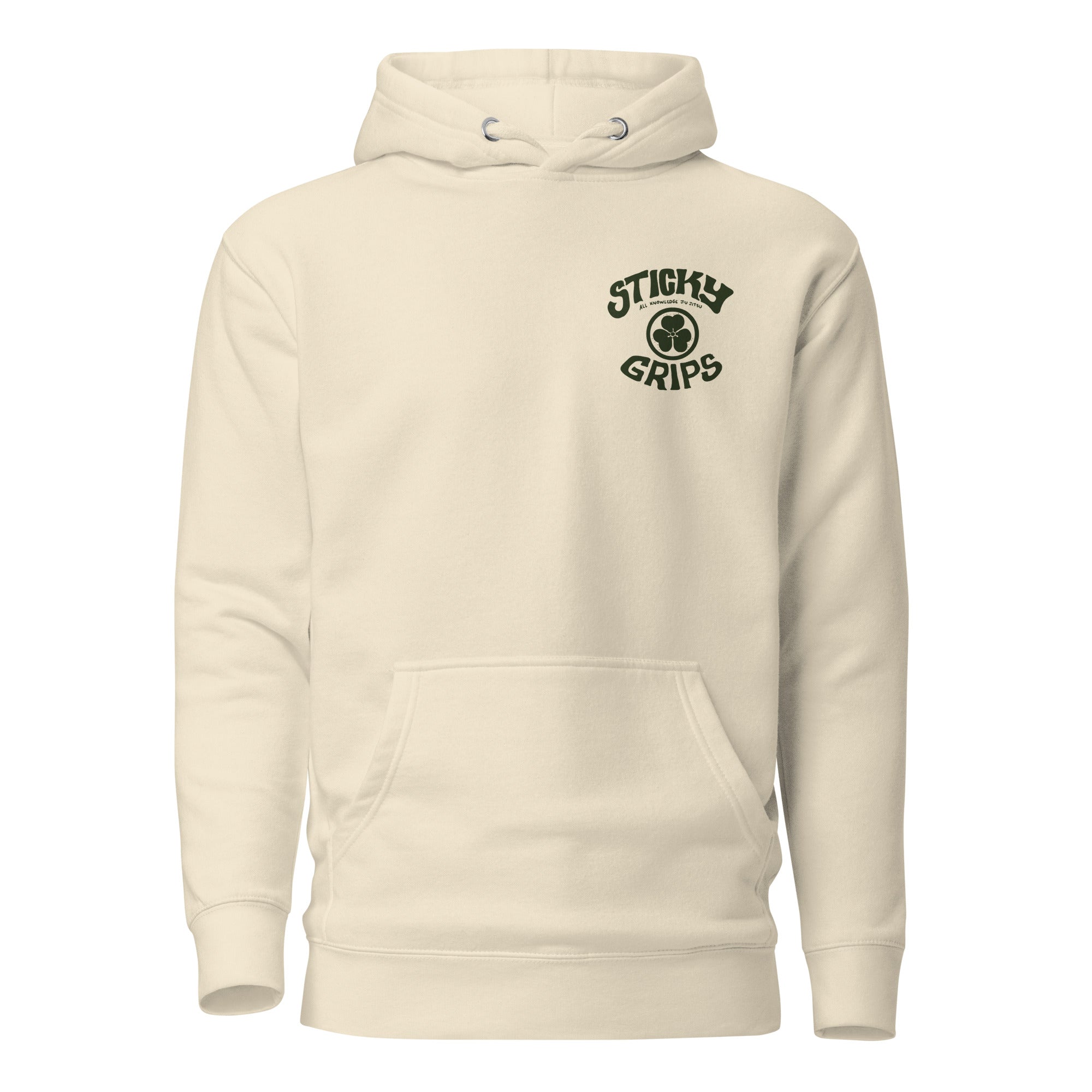 Sticky Grips BJJ Hoodie - All Knowledge Journey