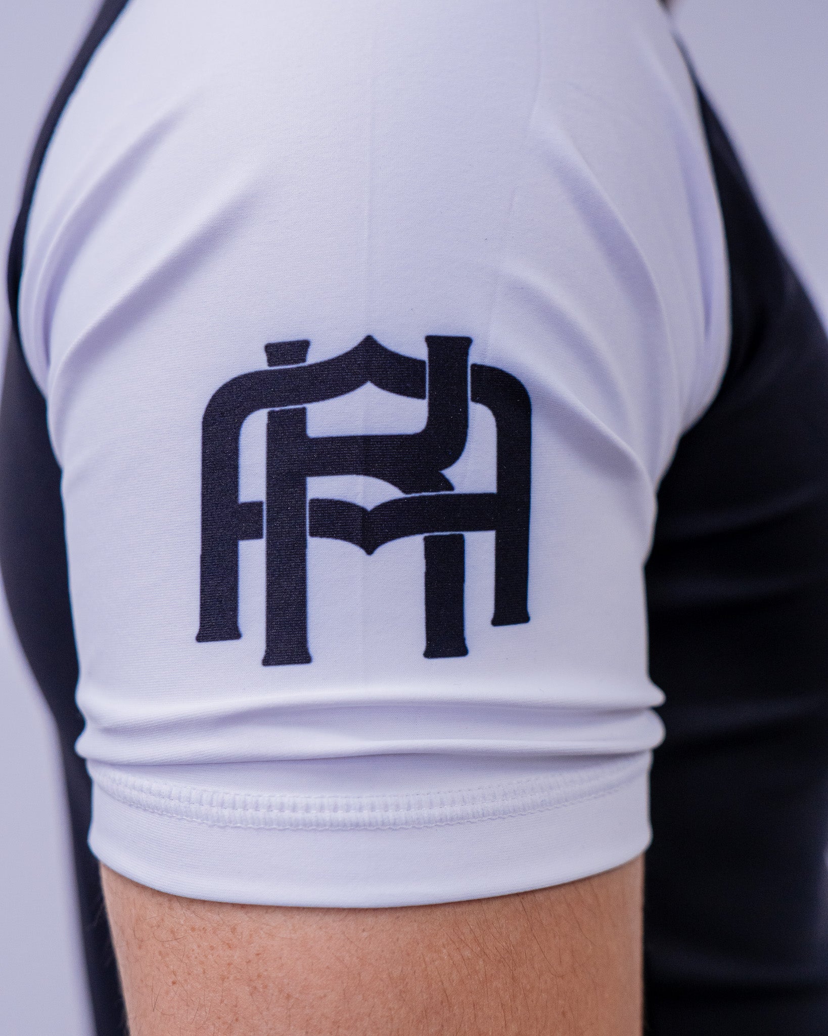 AK Ranked Short Sleeve Jiu-Jitsu Rashguard - White