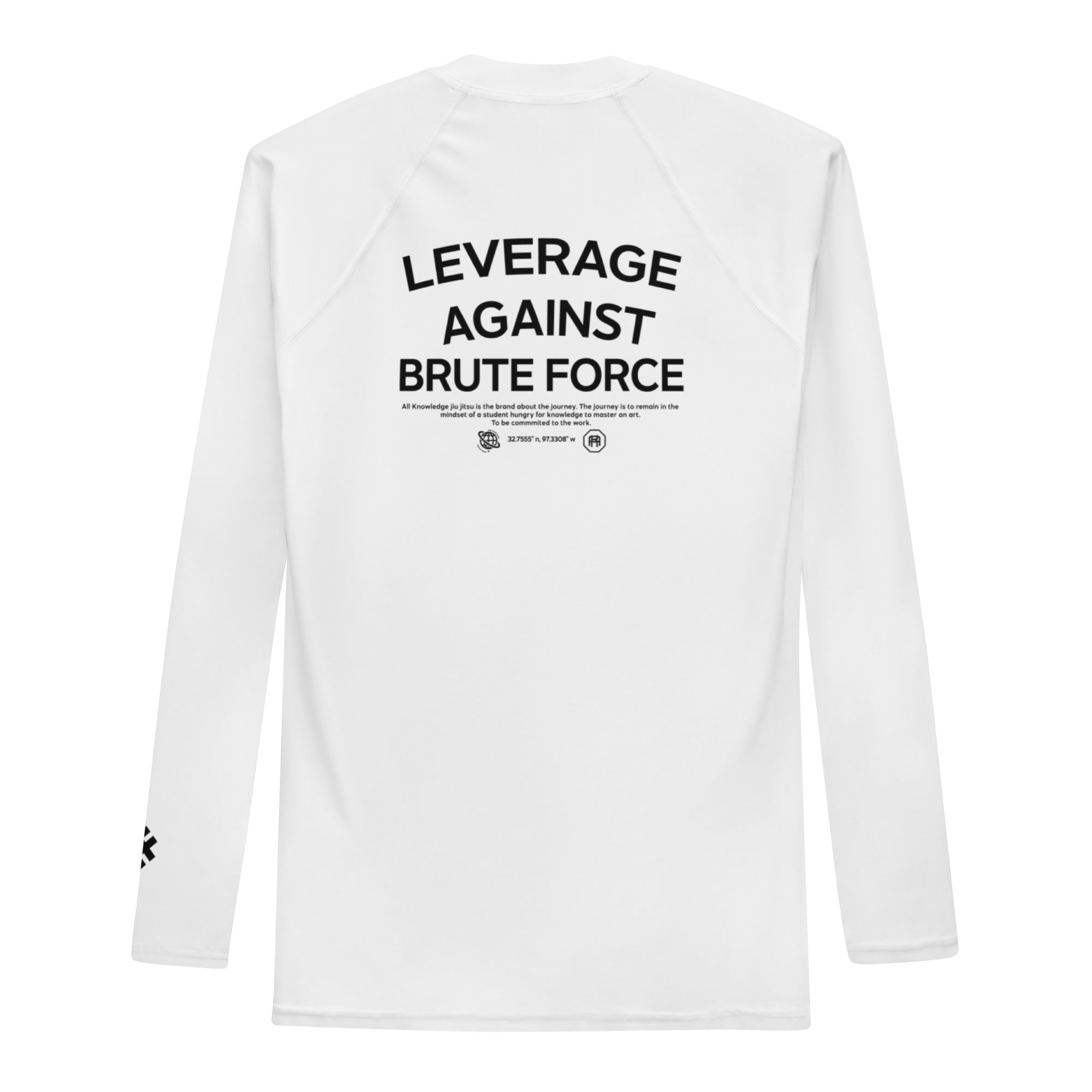 Leverage Against Brute Force Rashguard | BJJ - All Knowledge Journey