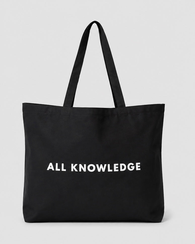 all knowledge premium tote bag