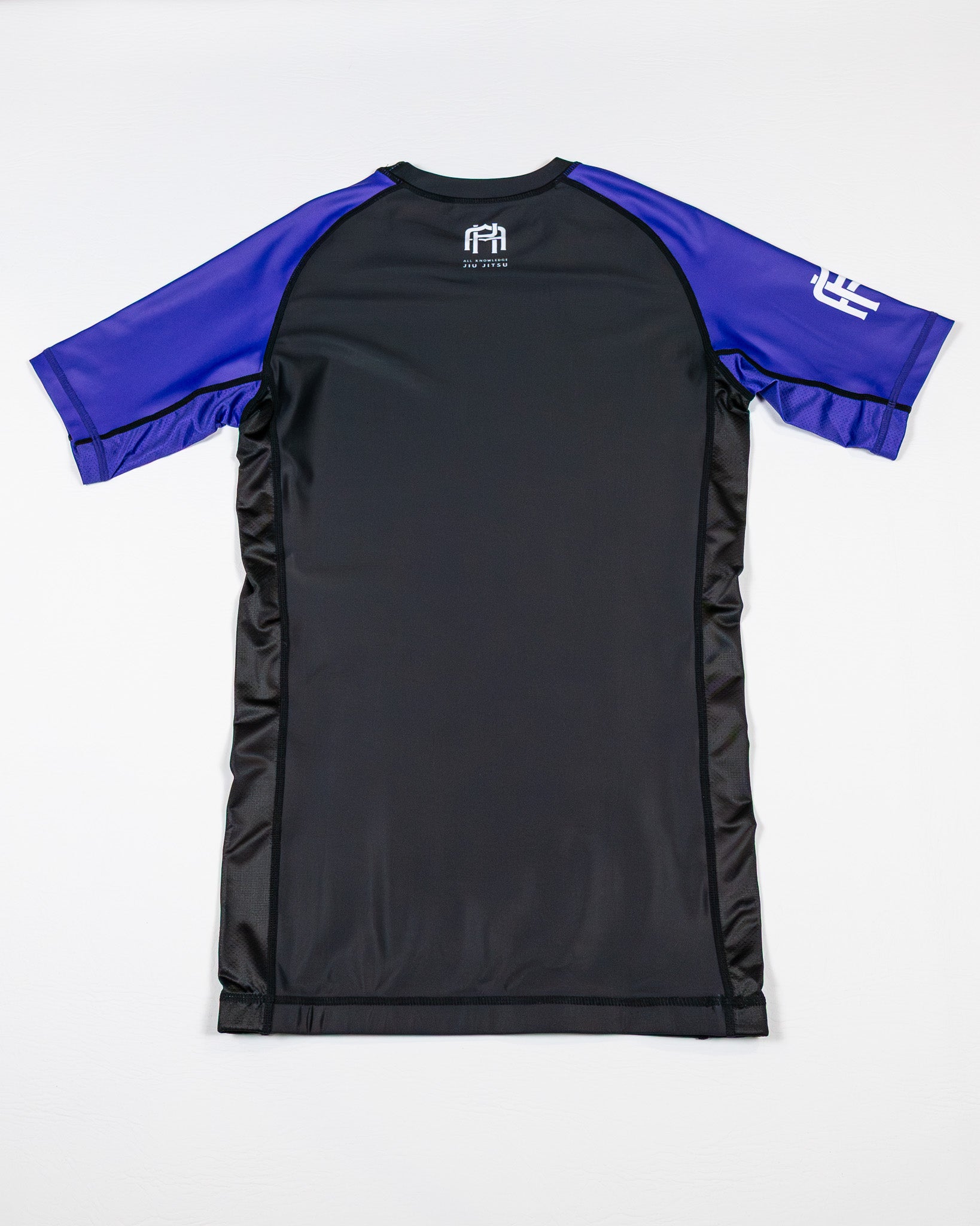 Black and purple premium rashguard IBJJF Legal