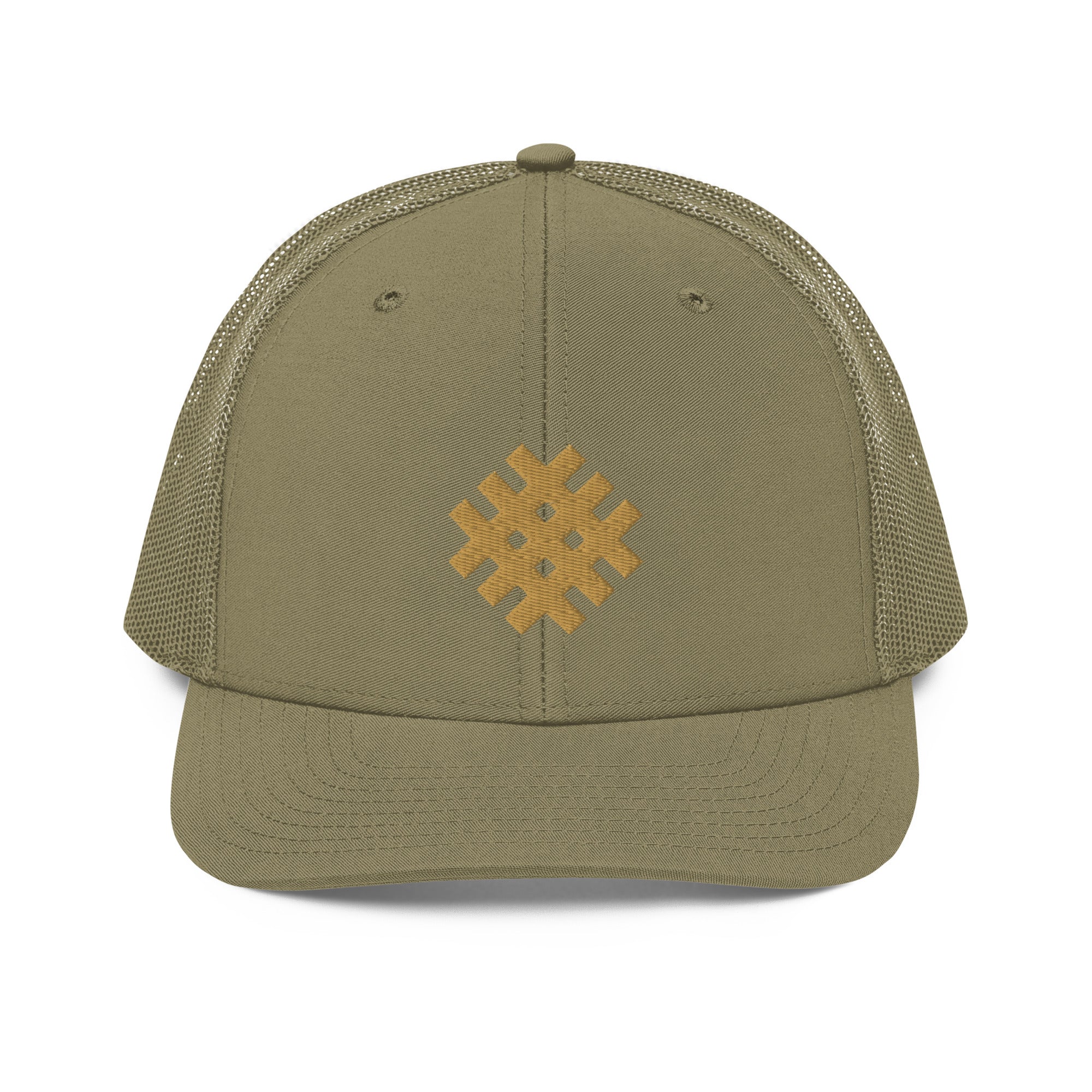 All Knowledge Mesh Embroidered Trucker Hat