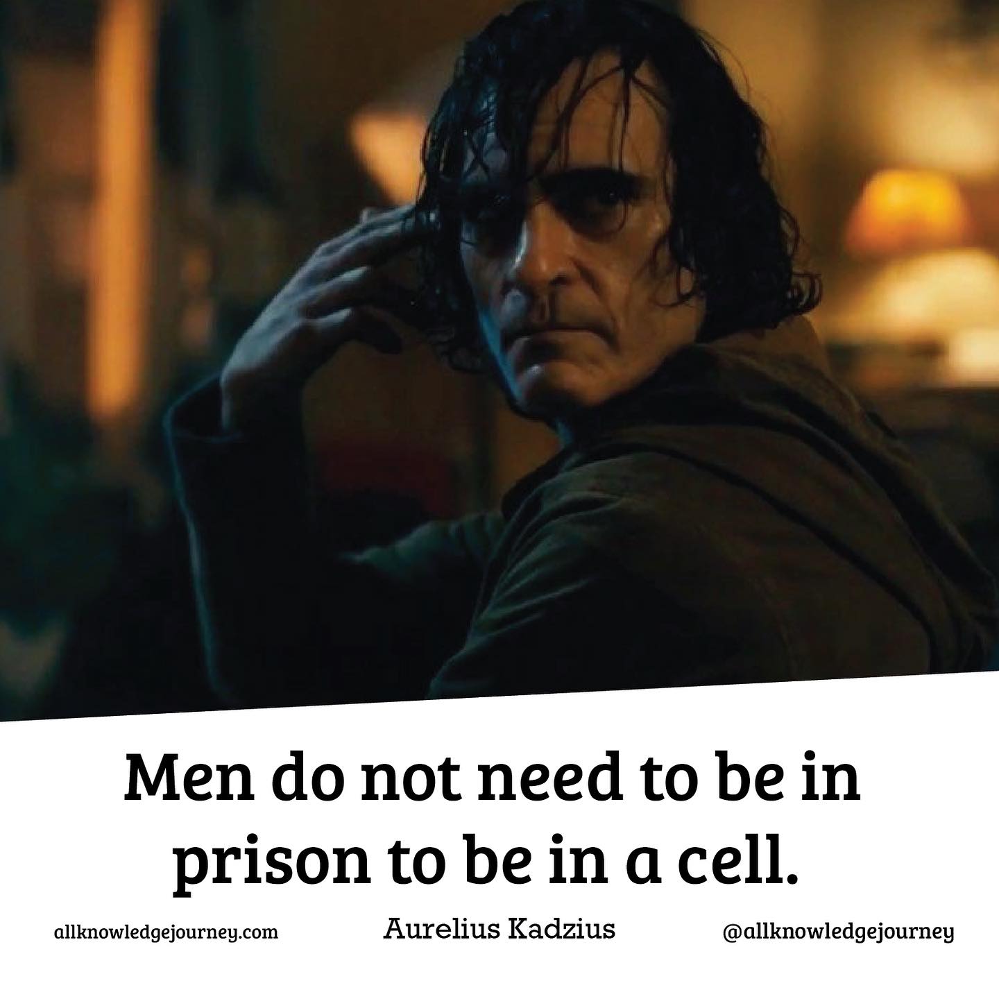 Men Do Not Need Prison to Be in a Cell