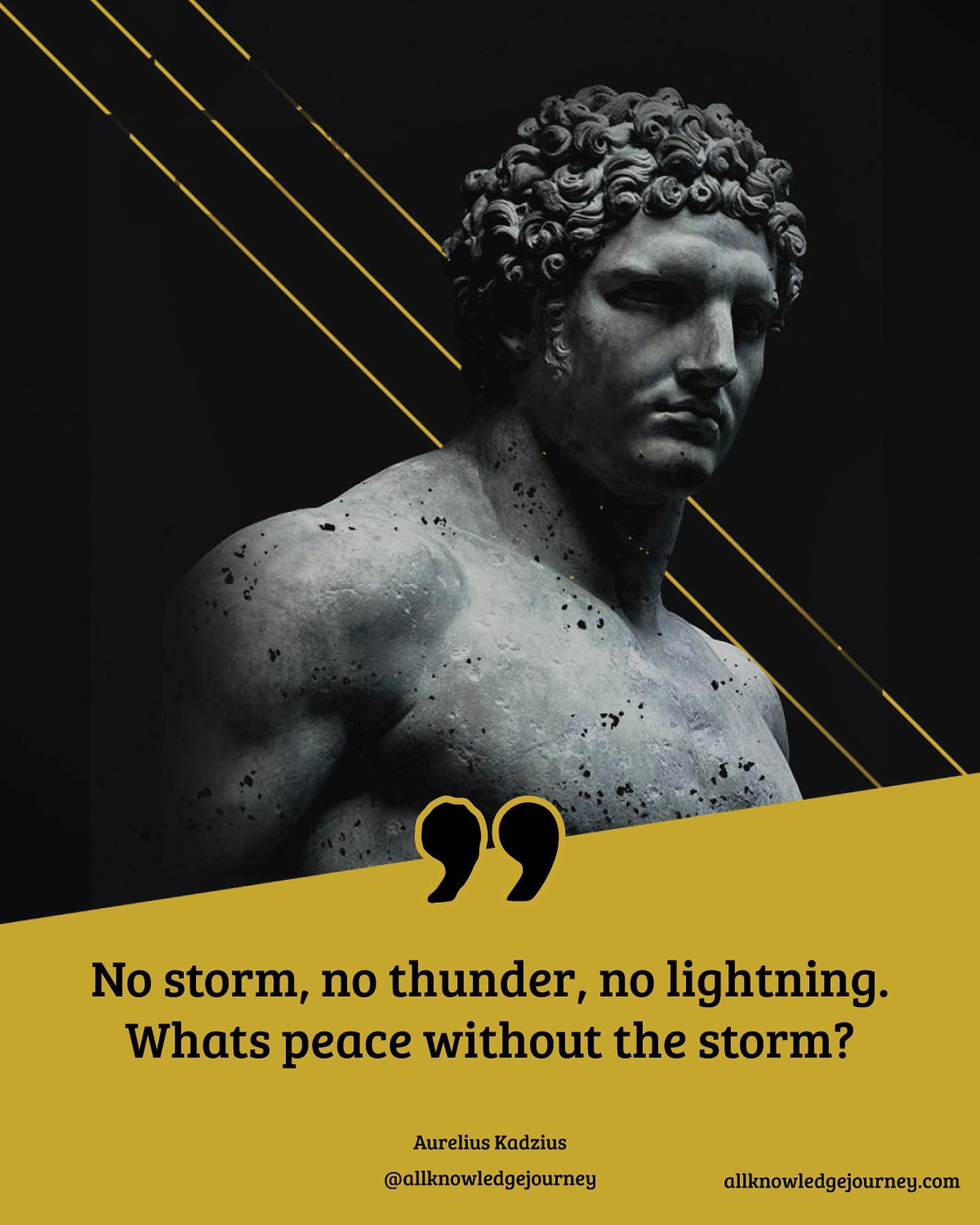 No storm, no thunder, no lightning - All Knowledge Journey