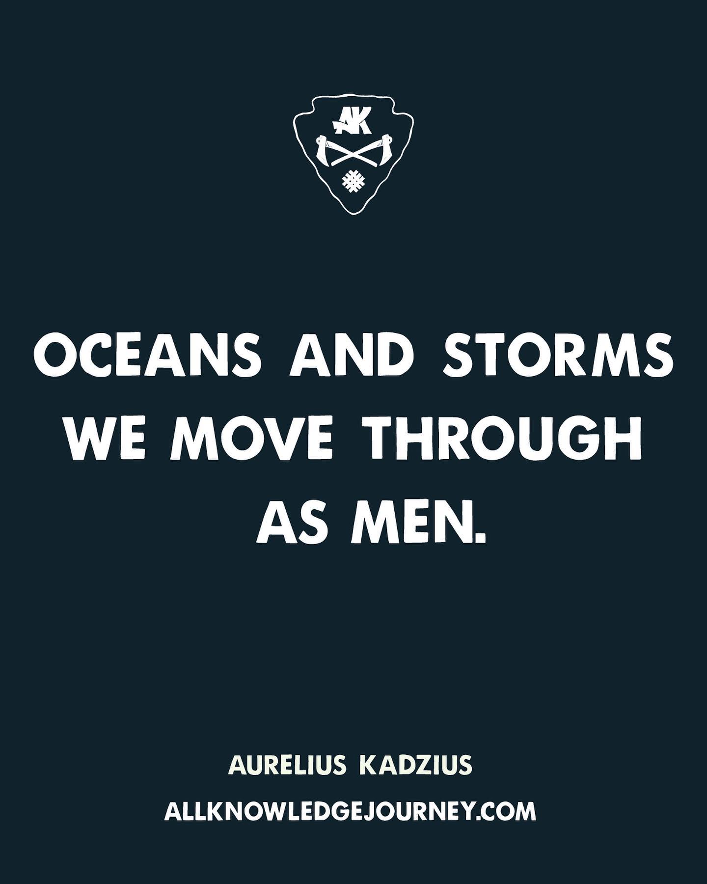 men moves into storms