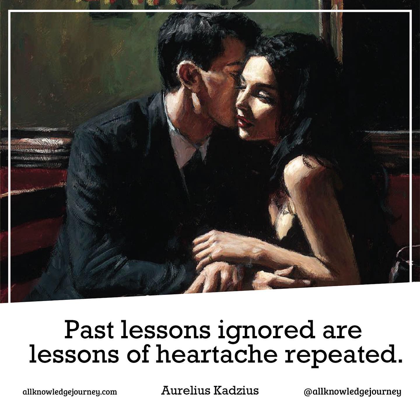 Past Lessons Ignored, Heartache Repeated