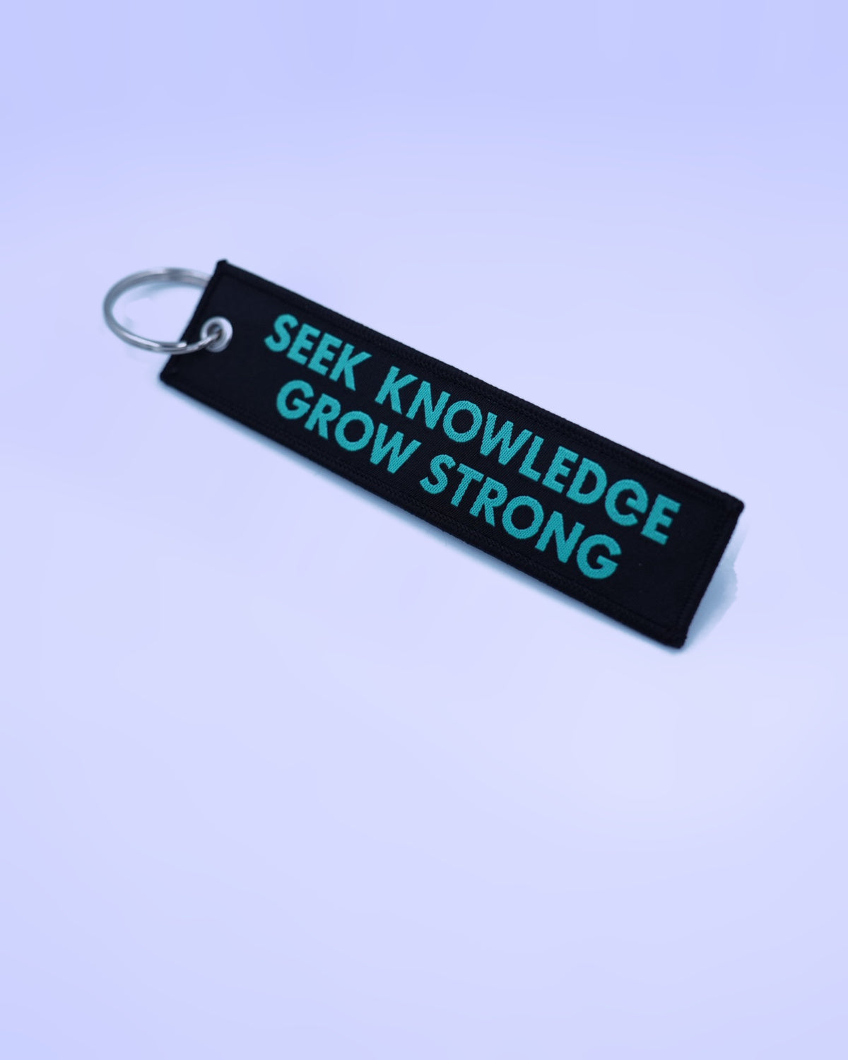 Woven Keychain - Seek Knowledge Grow Strong