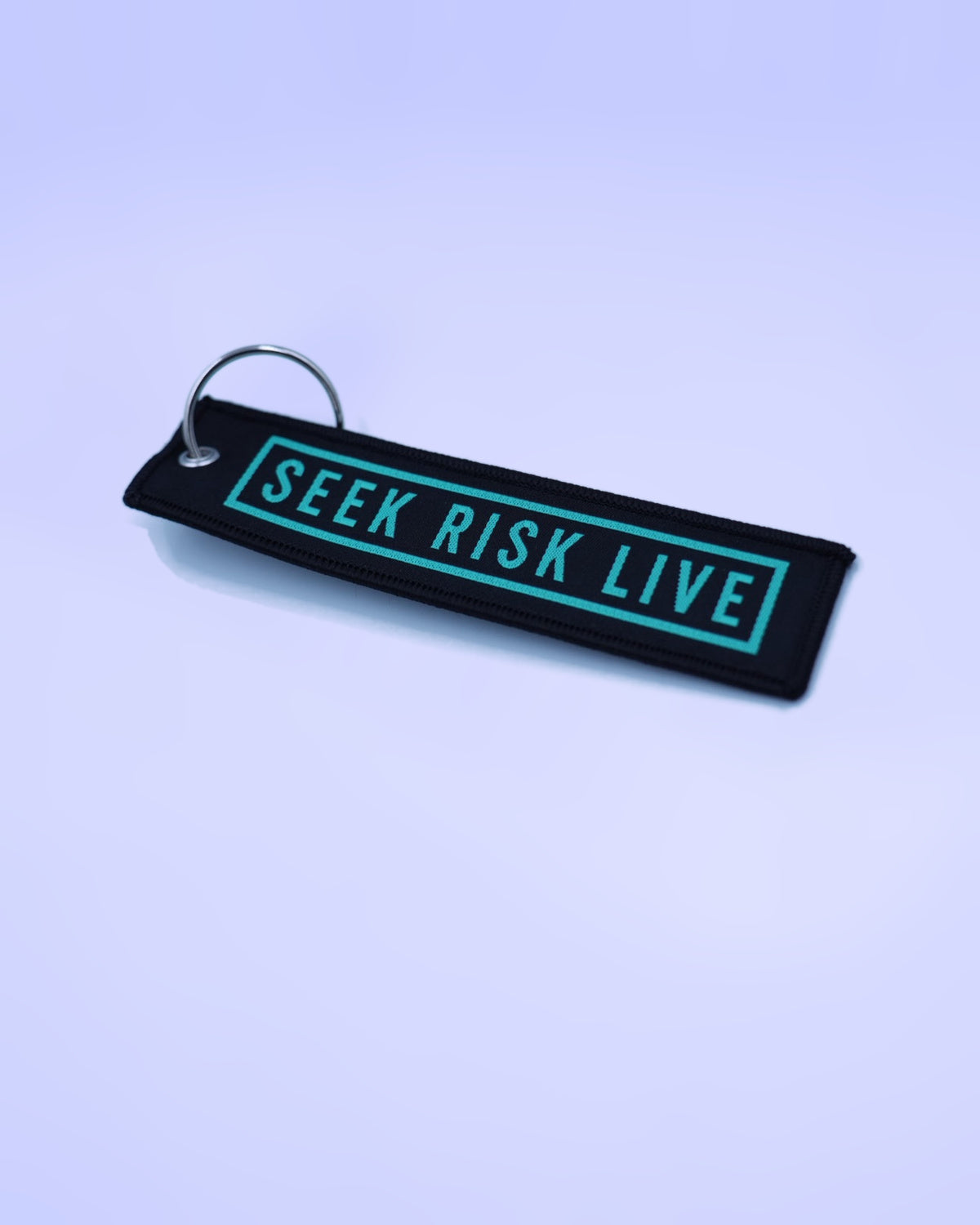 Woven Keychain - SEEK. RISK. LIVE.