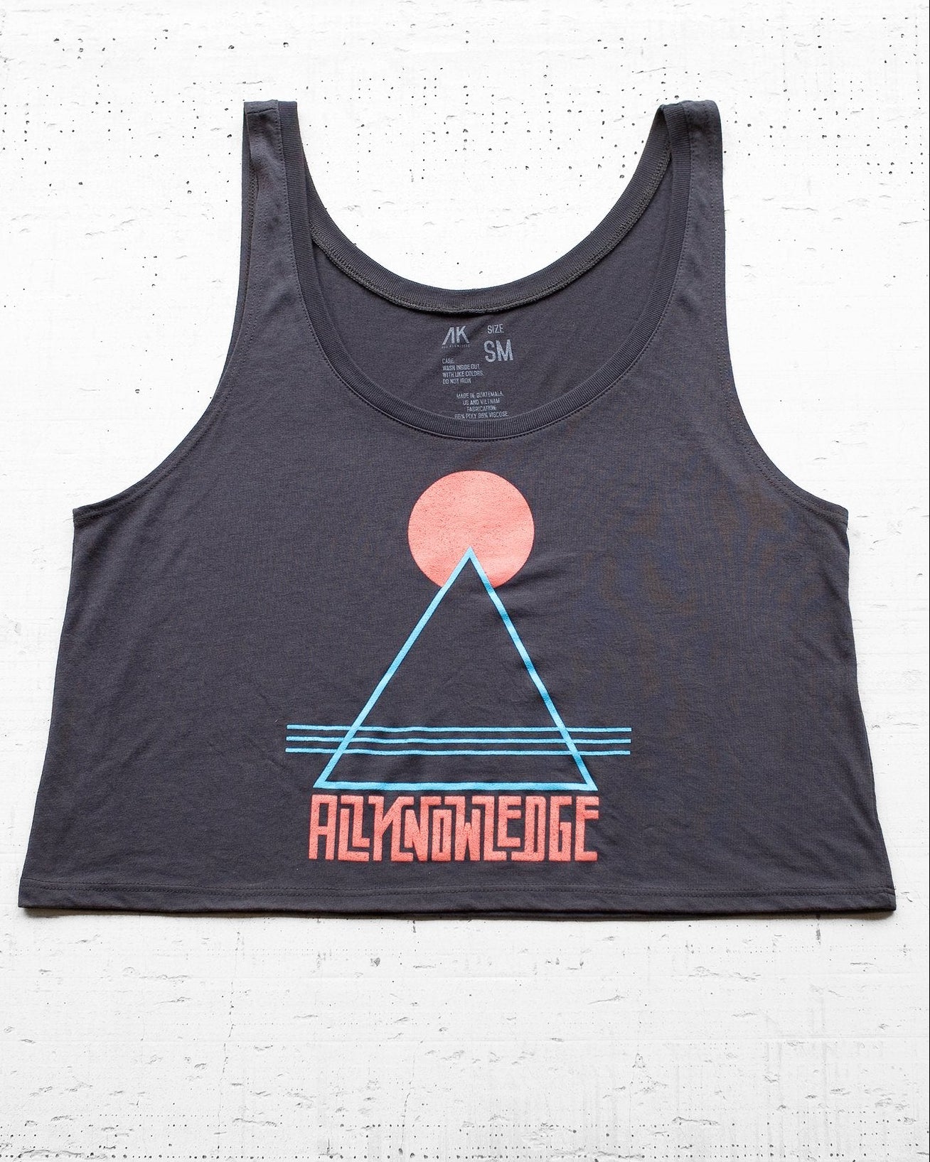 All Knowledge Retro Tank Crop Top | Women's Apparel