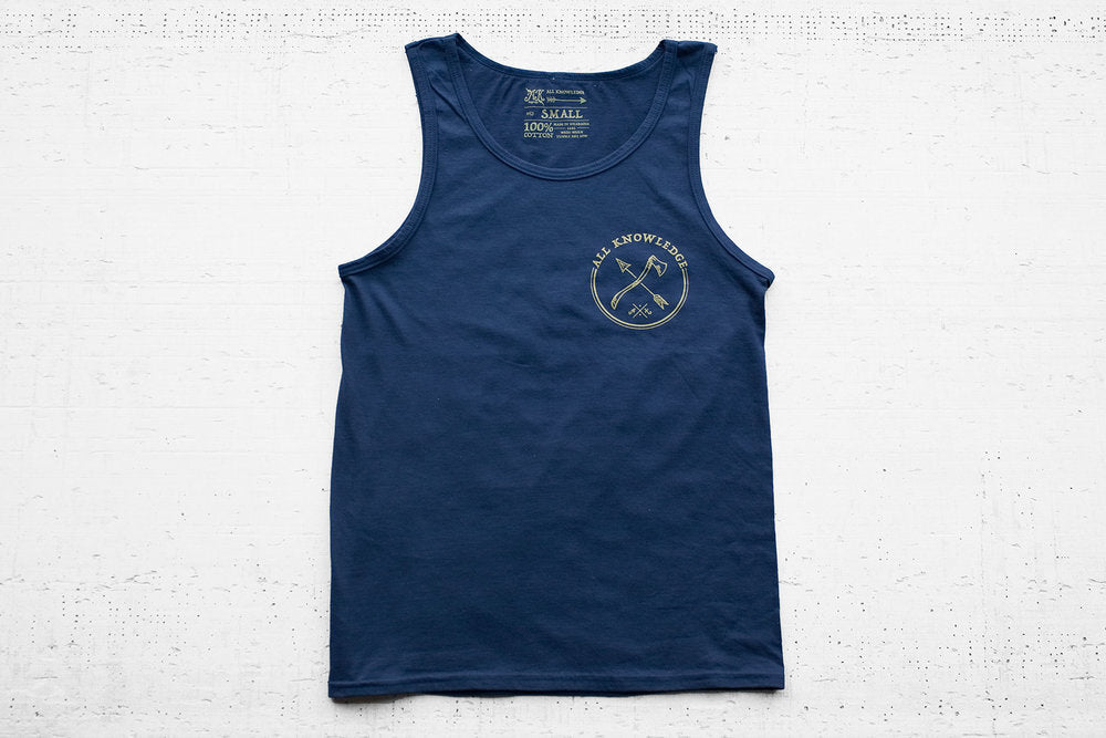 Seek Knowledge by Rumi   | Mens Summer Tank Top