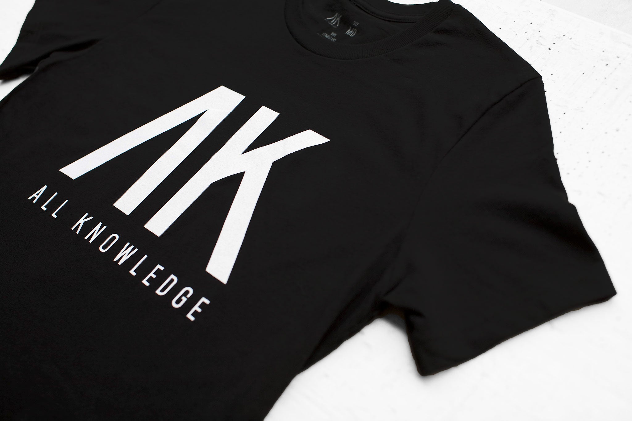 AK Bold Type Box T-Shirt – Black