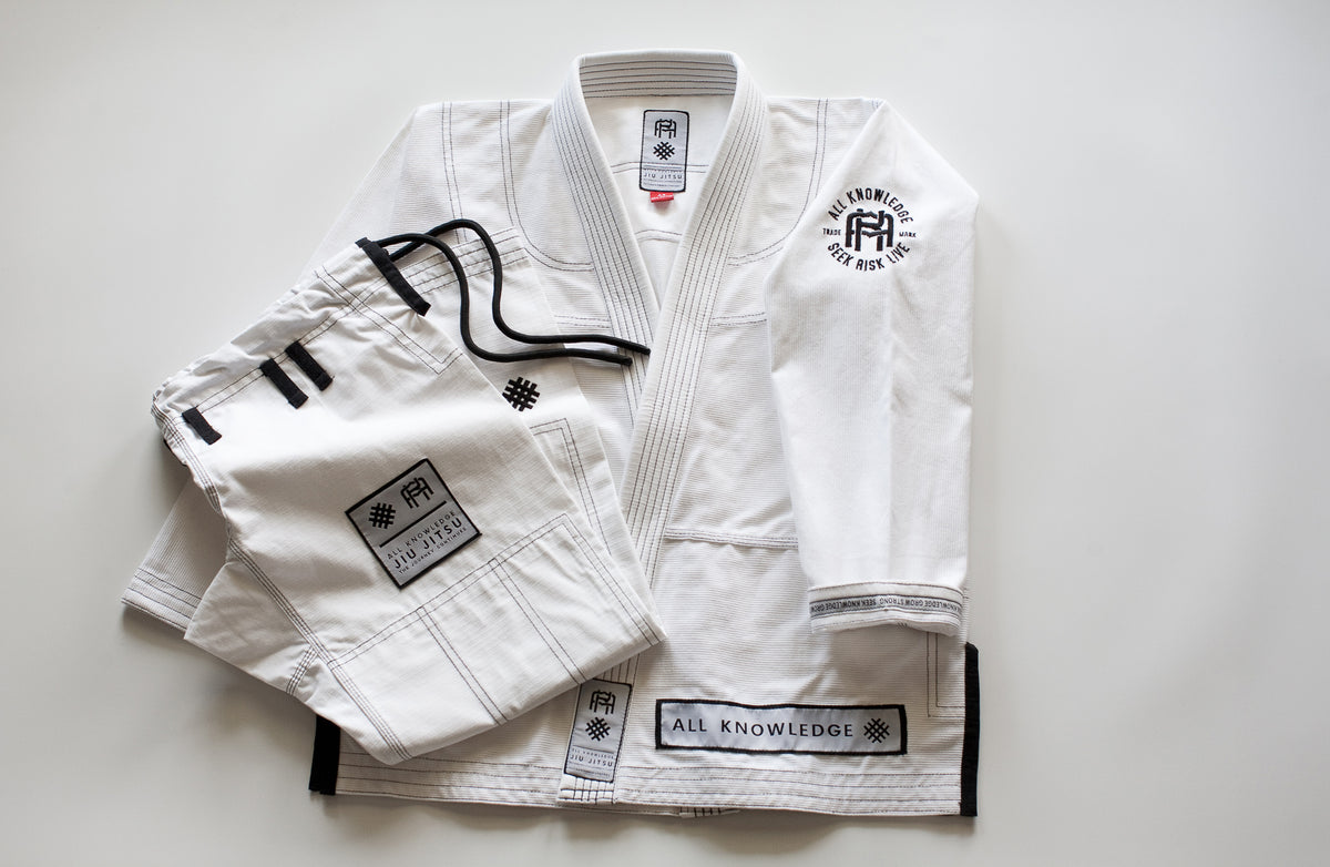 All Knowledge Foundation BJJ Gi – White | IBJJF Legal