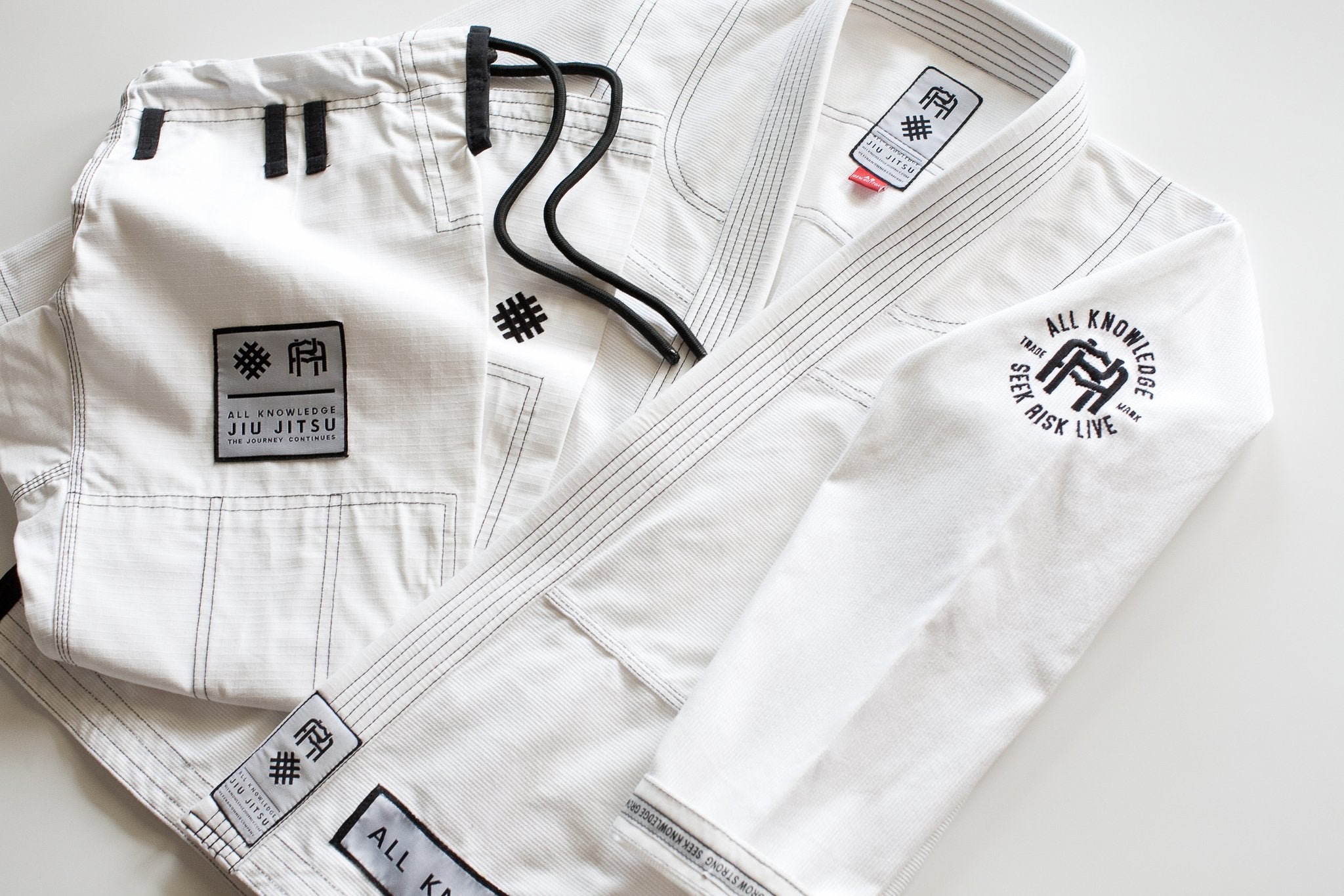 All Knowledge Classic BJJ Gi – White | IBJJF Legal
