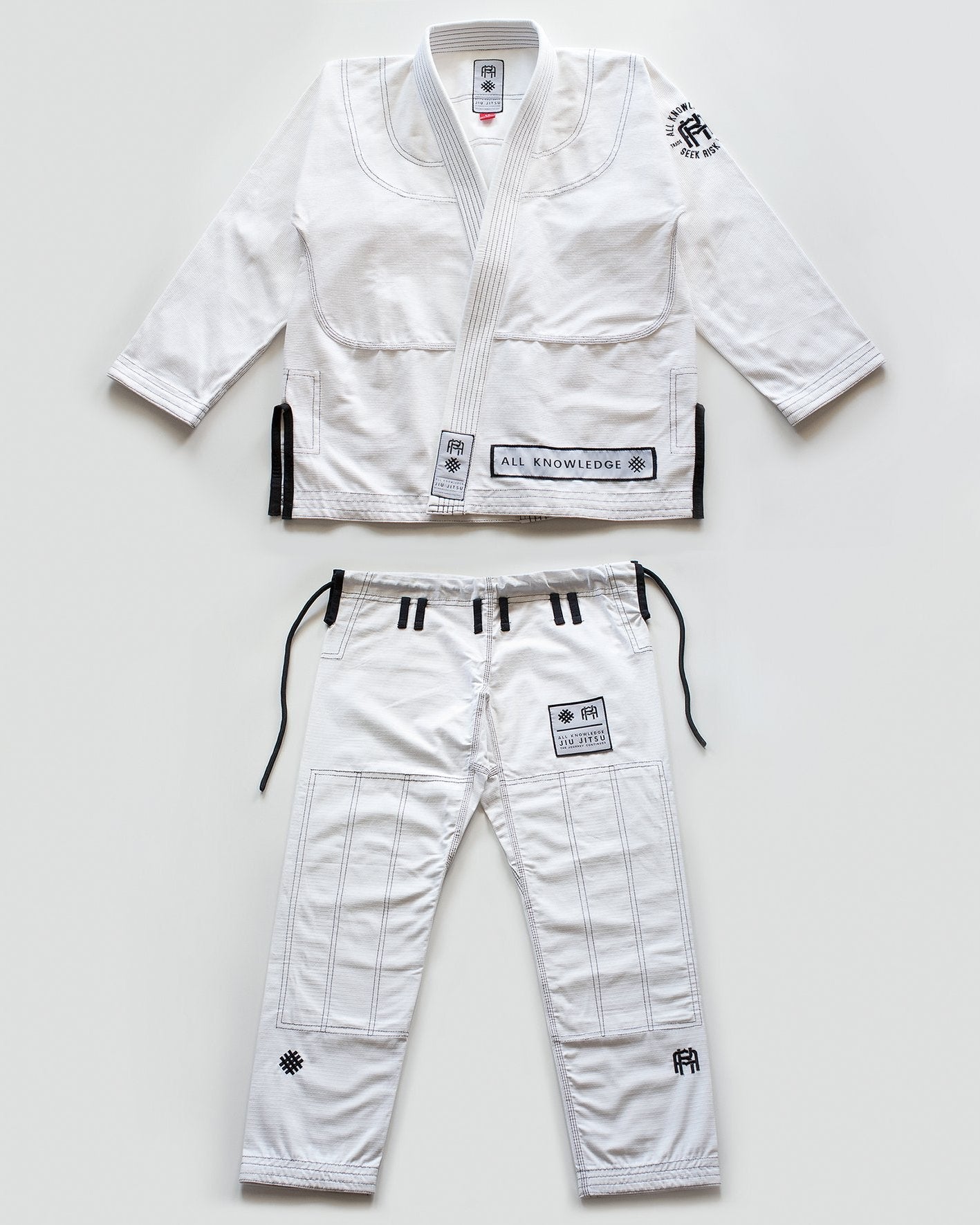 All Knowledge Classic BJJ Gi – White | IBJJF Legal