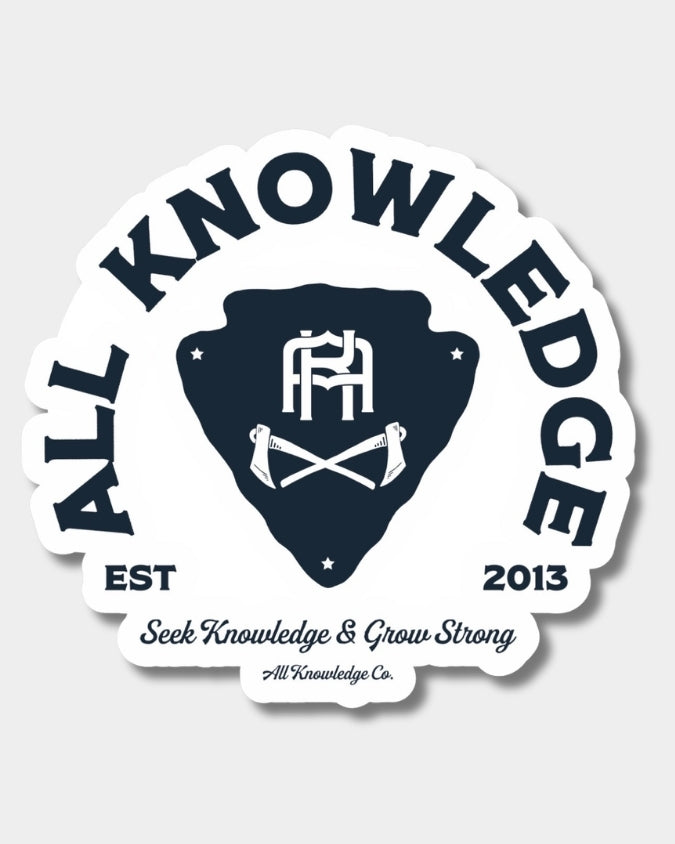 Seek Knowledge Grow Strong Sticker