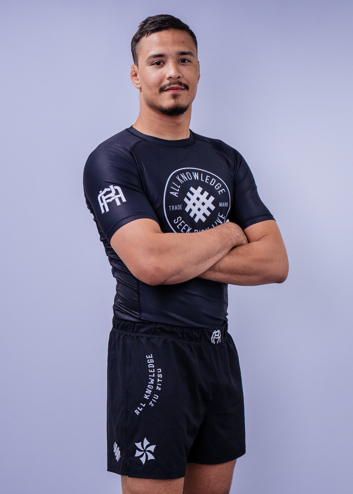 Black Rashguard - Premium No Gi BJJ