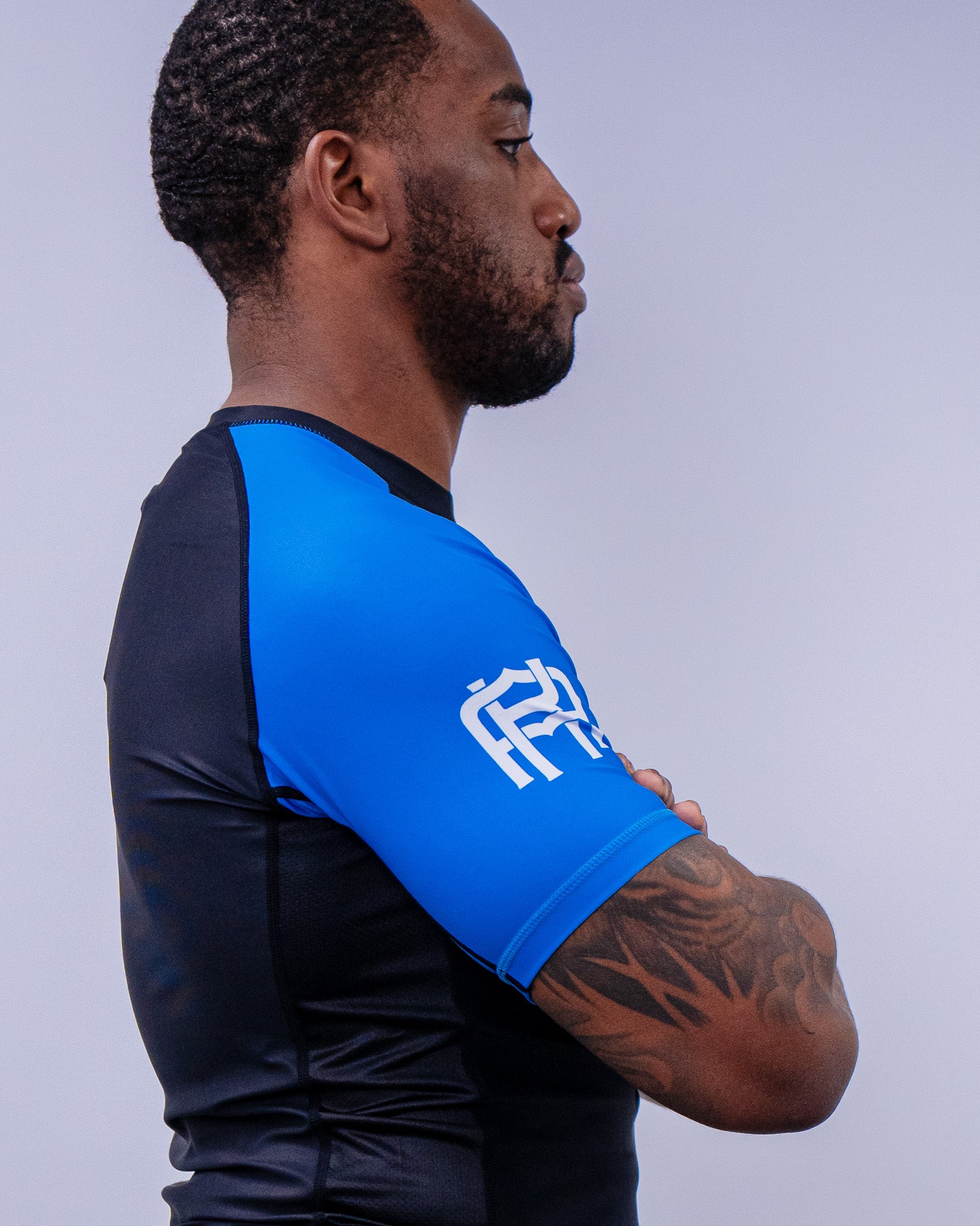 Blue Rashguard No Gi Jiu-Jitsu