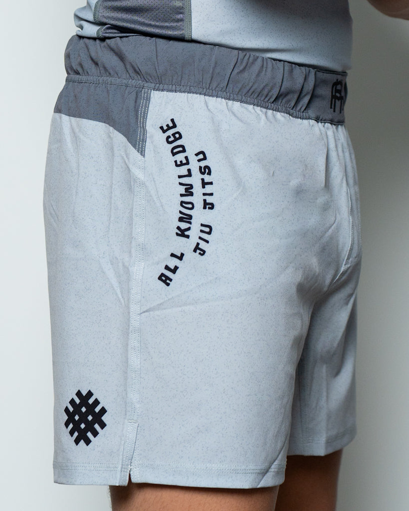 6" No Gi Gray Shorts BJJ