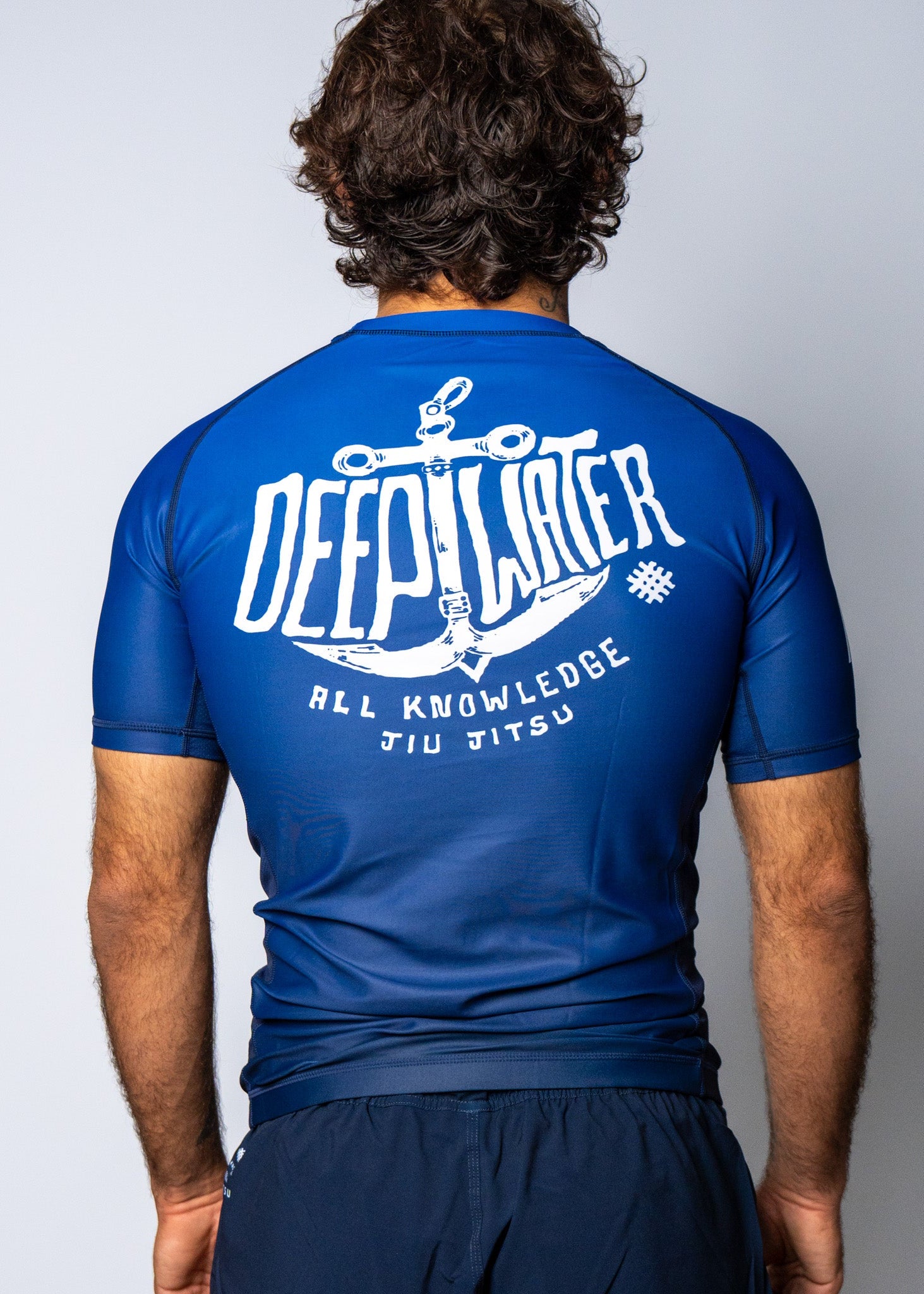 Deep Water Jiu-JItsu  Rashguard | Blue