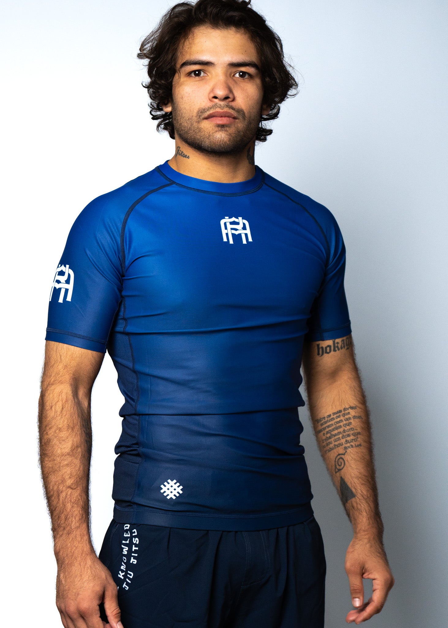 Deep Water Jiu-JItsu  Rashguard | Blue