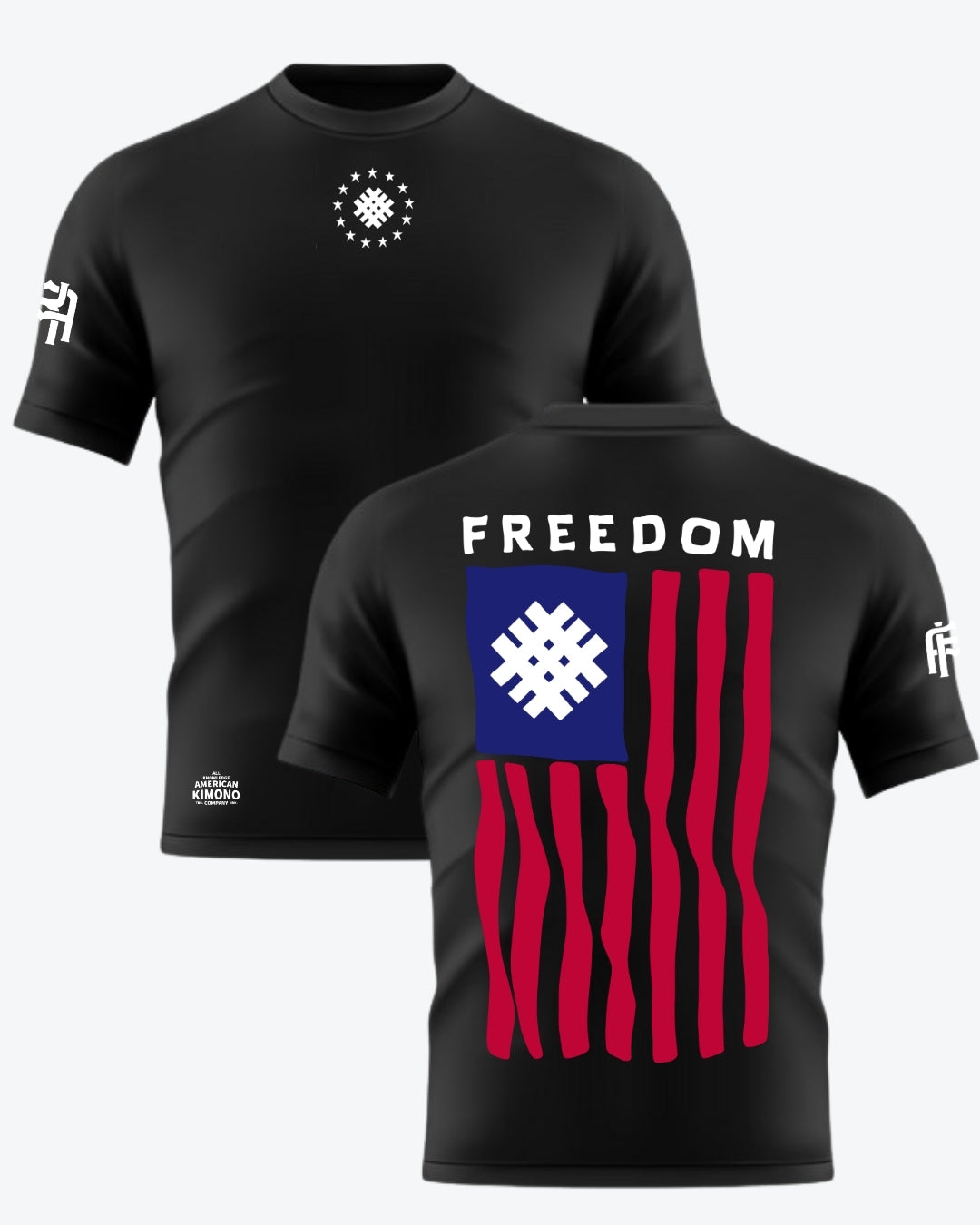 Freedom Flag Jiu-Jitsu Rashguard - All Knowledge Journey