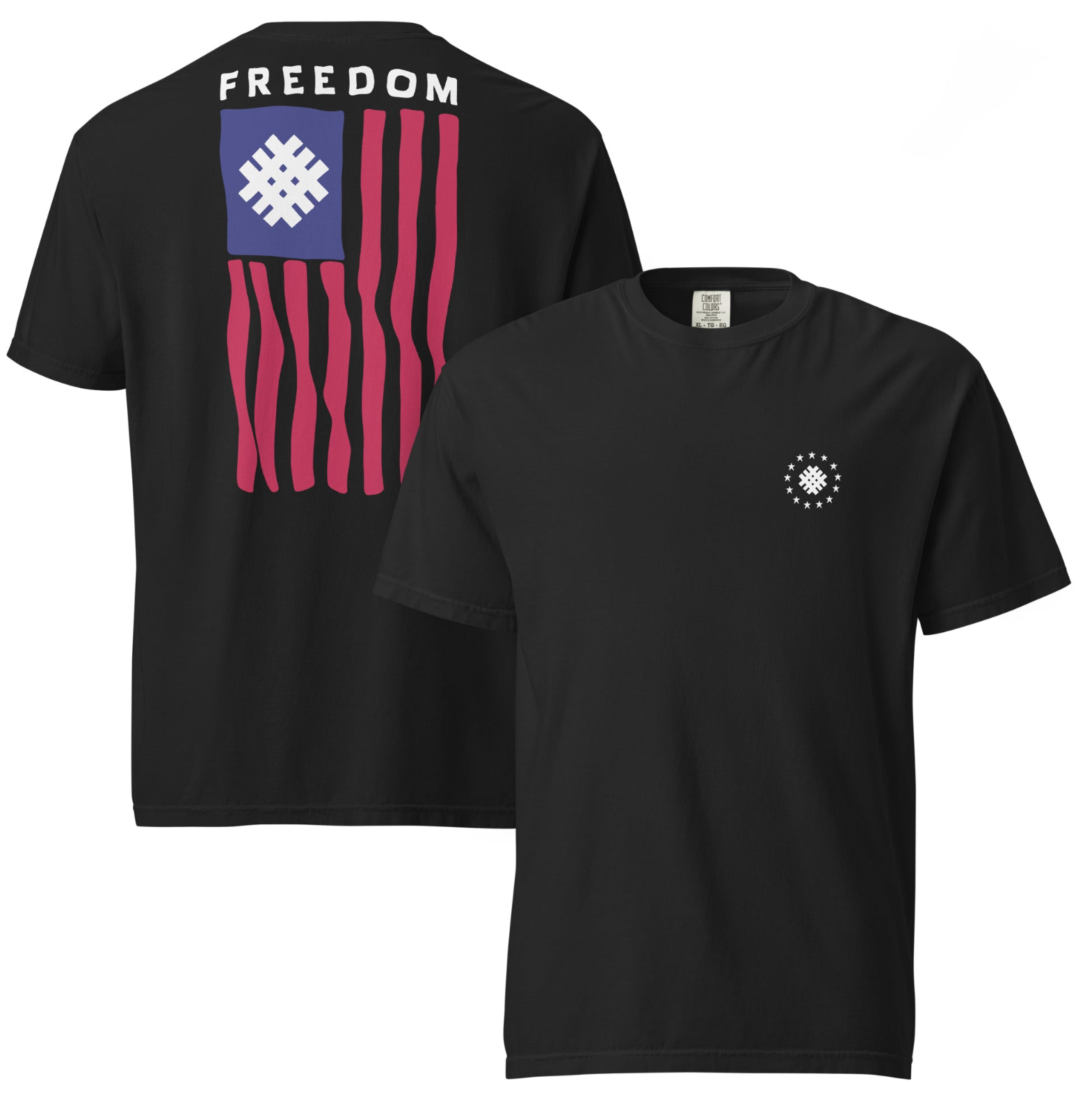 Freedom Flag T-Shirt | Patriot Apparel - All Knowledge Journey
