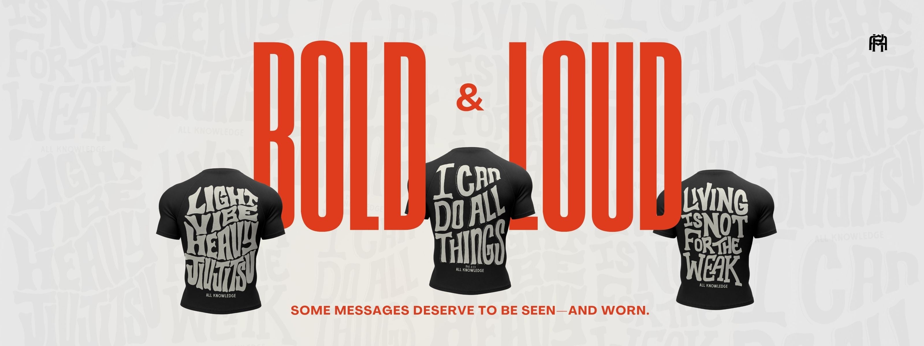 Bold BJJ rashguards  LETTERING