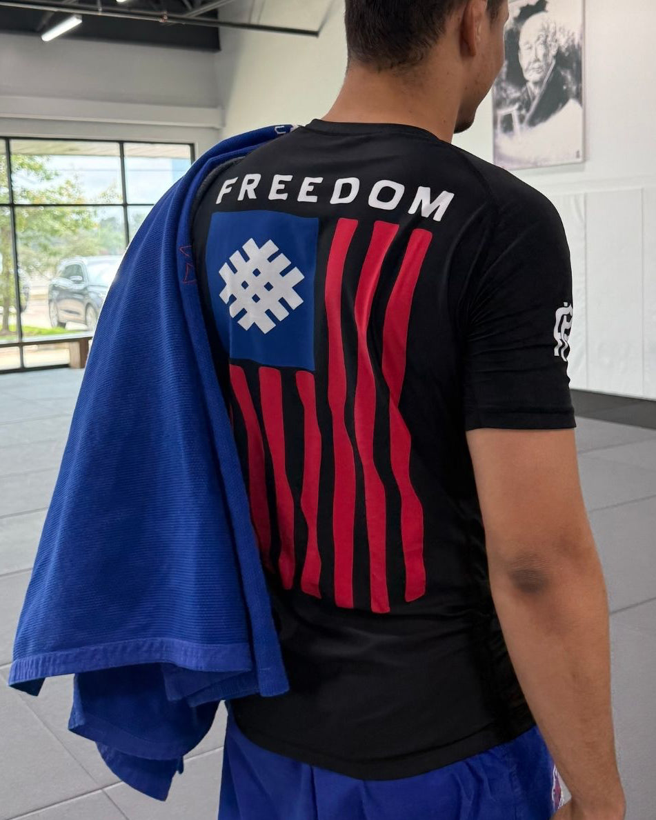 Patriot Freedom Rashguard USA flag Jiu-JItsu