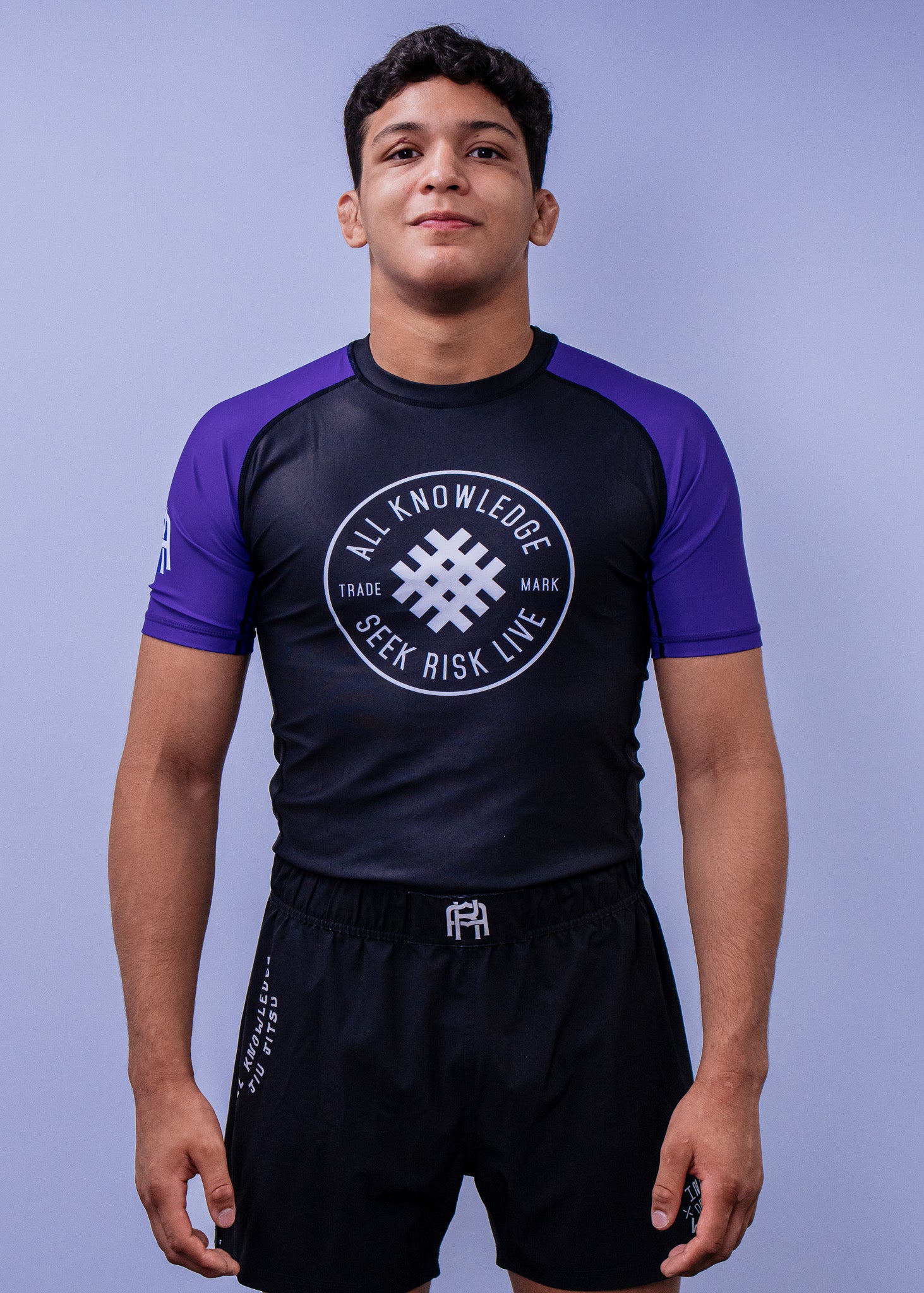 Purple Rashguard - Premium BJJ Gear