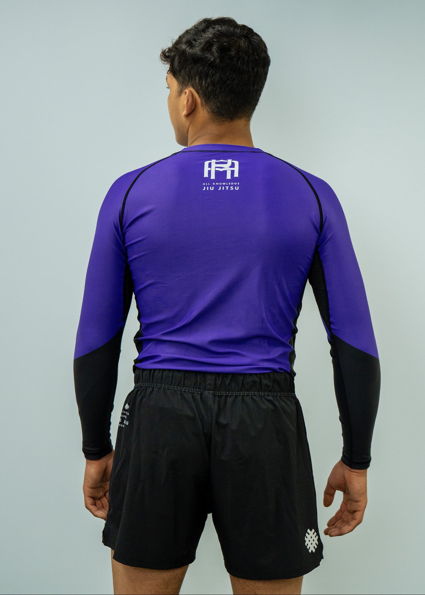 Back purple rashguard