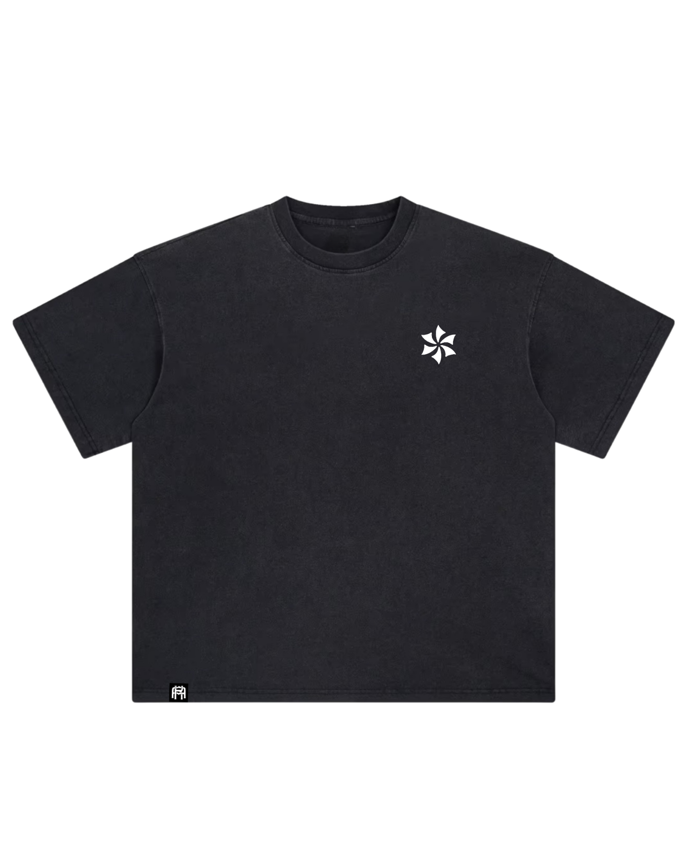 Six Blades Origins  | Oversized Heavyweight Tee (Black)