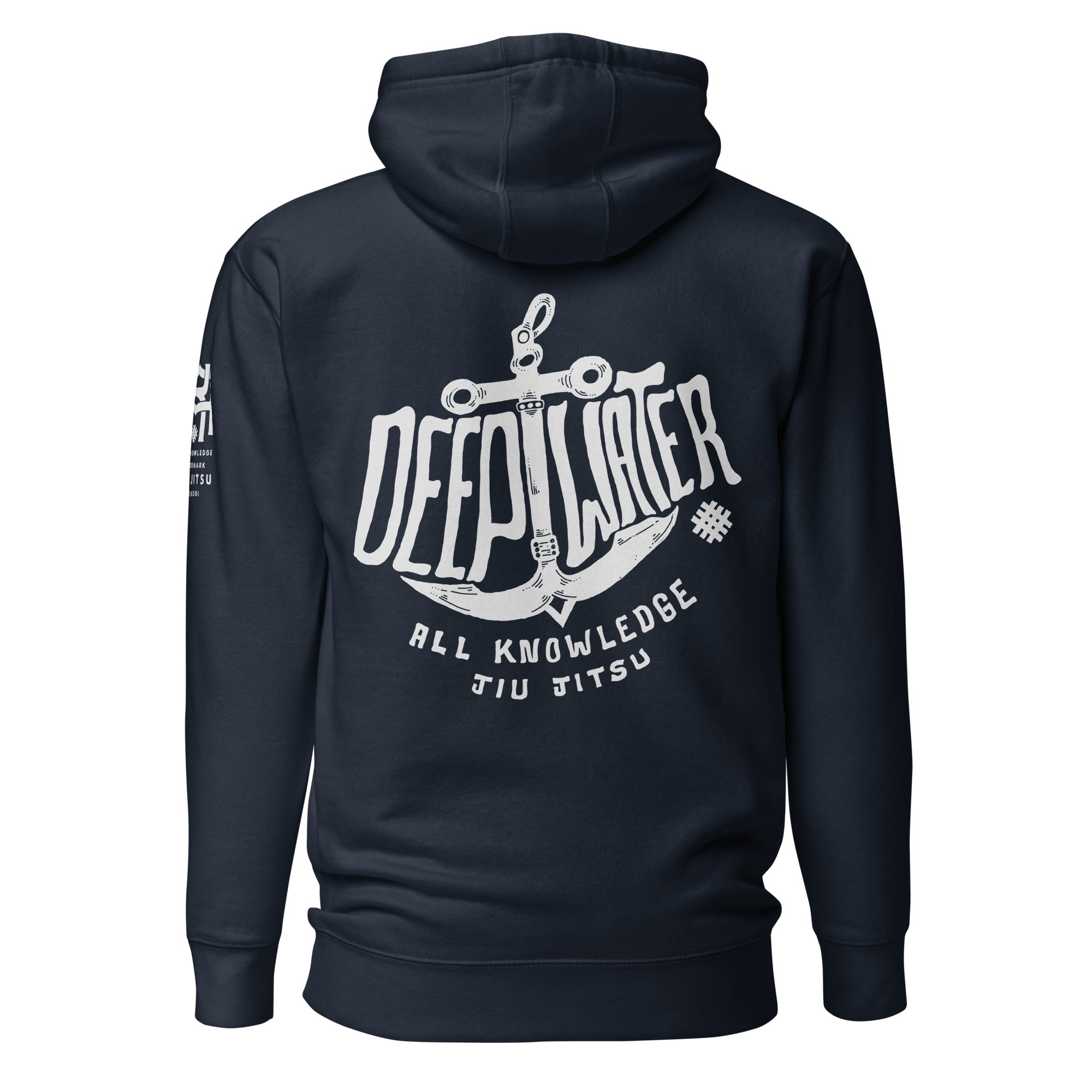 Deep Water Anchor Hoodie | BJJ Hoodie - All Knowledge Journey