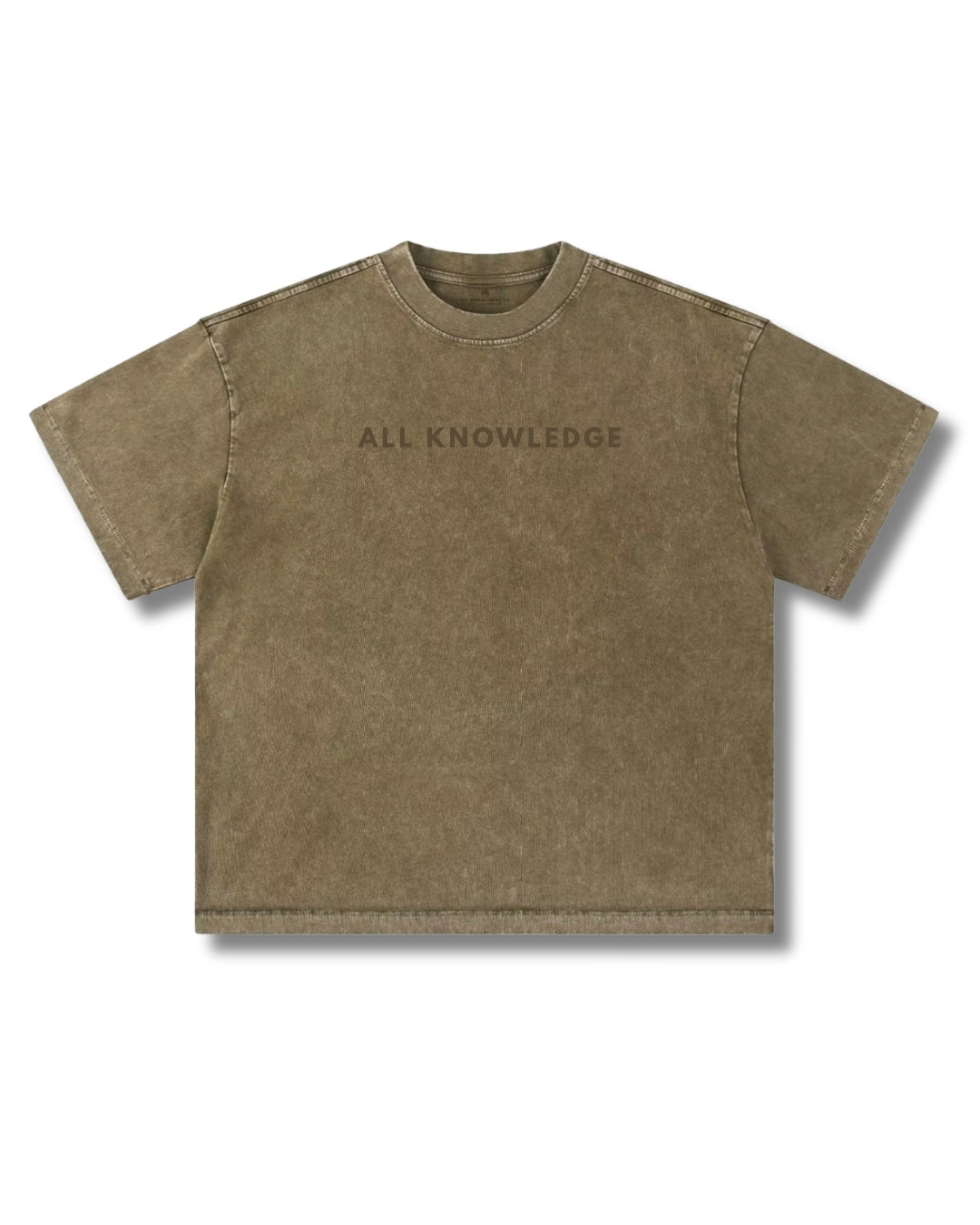 All Knowledge Heavyweight Washed Boxy Tee